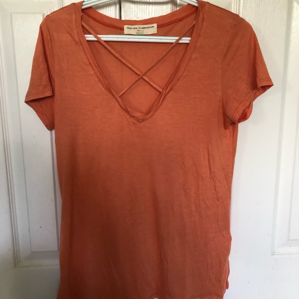 Urban outfitters orange tee